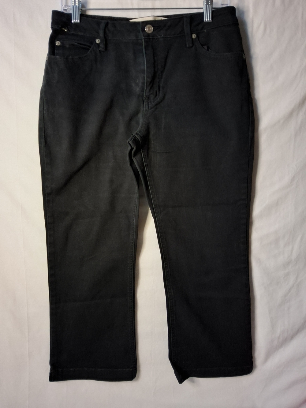 GAP Black Boot Cut Capri Jeans